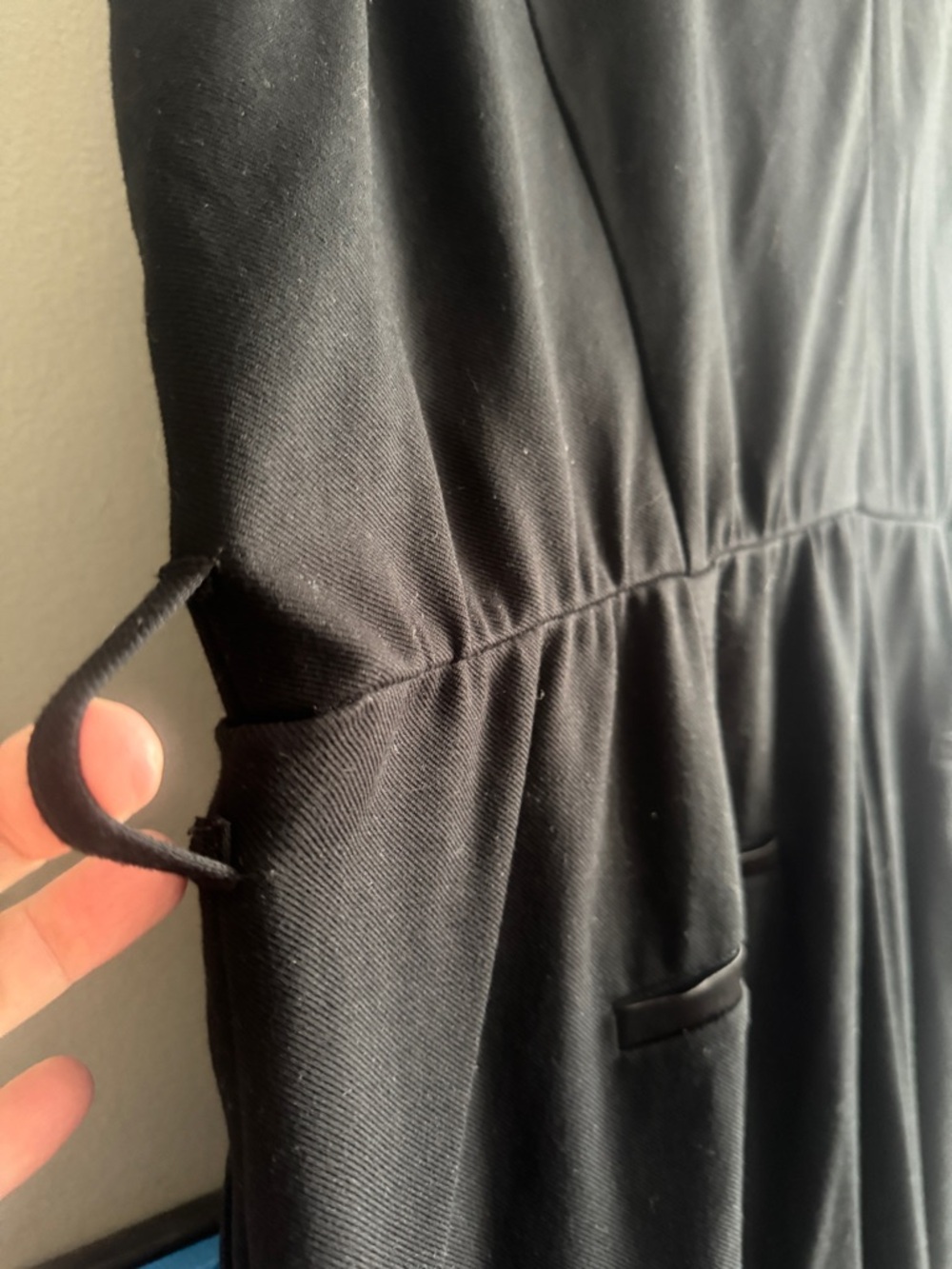 Torrid Studio Tuxedo Jumpsuit Black Satin Accent Wide Leg Plus Size 30 - Picture 8 of 14